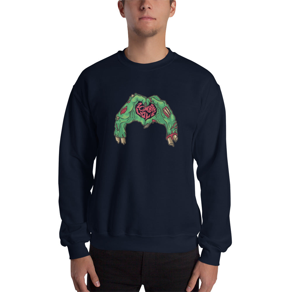 Zombie Love Sweatshirt – Black Tee With Milk