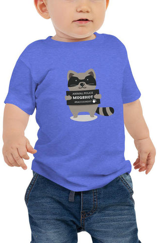 Mugshot Raccoon Baby Tee