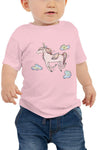 Flying Unicorn Baby Tee