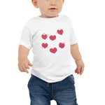 Cute Hearts Baby Tee