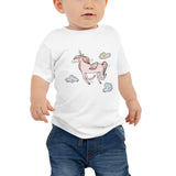 Flying Unicorn Baby Tee