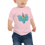 Blue Elephant Baby Tee