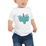 Blue Elephant Baby Tee