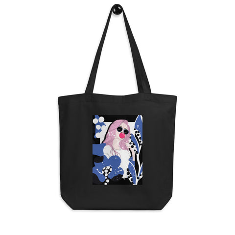 Bubble Gum Girl Eco Tote Bag