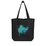 Blue Splat Eco Tote Bag