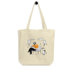 Man and Dog Eco Tote Bag