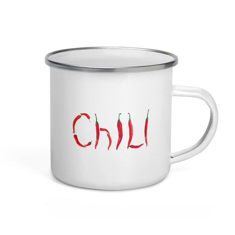 Chili Enamel Mug