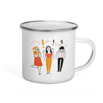 Terrifying People Enamel Mug