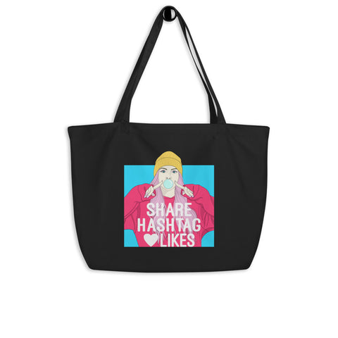 Sharing is Caring Organic Tote Bag