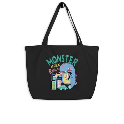 Monster Attack Eco Tote Bag