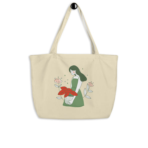 Happy Gardener OrganicTote Bag