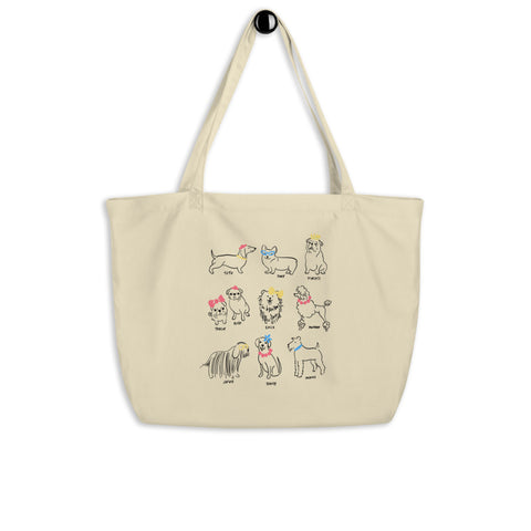 Small Dogs Organic Tote Bag