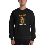 Keep Calm Skate On Sweatshirt