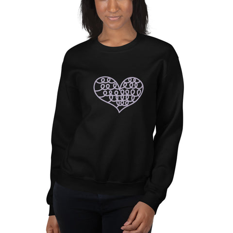 Curly Heart Sweatshirt