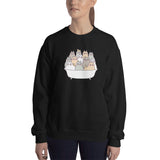 Bathing Cats Sweatshirt