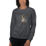 Tupfen Pose Raccoon Sweatshirt