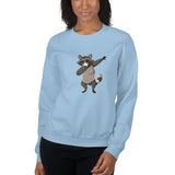 Tupfen Pose Raccoon Sweatshirt