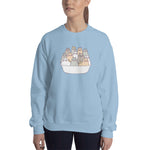 Bathing Cats Sweatshirt