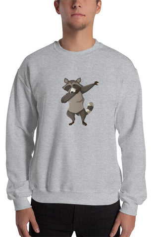 Tupfen Pose Raccoon Sweatshirt