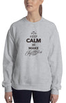 Keep Calm and Make Tattoos Sweatshirt