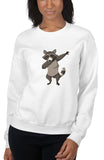 Tupfen Pose Raccoon Sweatshirt