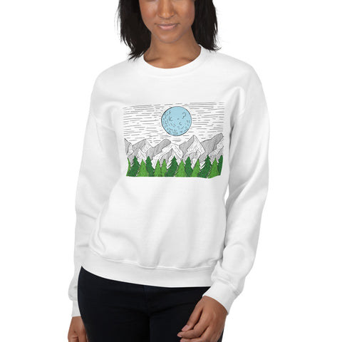 Moon Over Mountains Sweatshirt