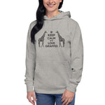 Keep Calm and Love Giraffes Premium Hoodie