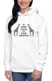 Keep Calm and Love Giraffes Premium Hoodie