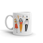 Terrifying People White Glossy Mug