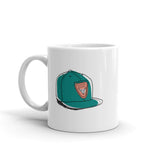 Skull Cap White Glossy Mug