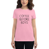 Coffee Before Boys Fit T-Shirt