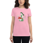 Flower Lady Fit T-Shirt