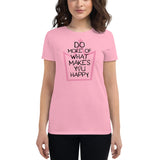 Happy Quote Fit T-Shirt