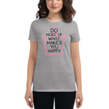 Happy Quote Fit T-Shirt