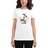 Flower Lady Fit T-Shirt