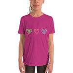 3 hearts Youth Tee