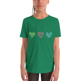 3 hearts Youth Tee