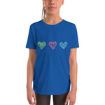 3 hearts Youth Tee