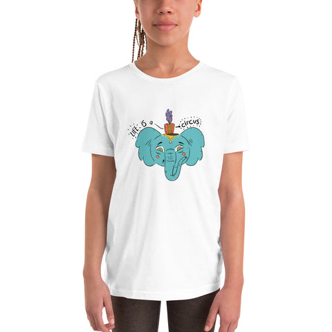 Blue Elephant Youth Tee